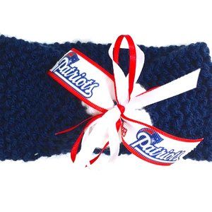 New England PATRIOTS Football Handmade Baby Headband *NEW*